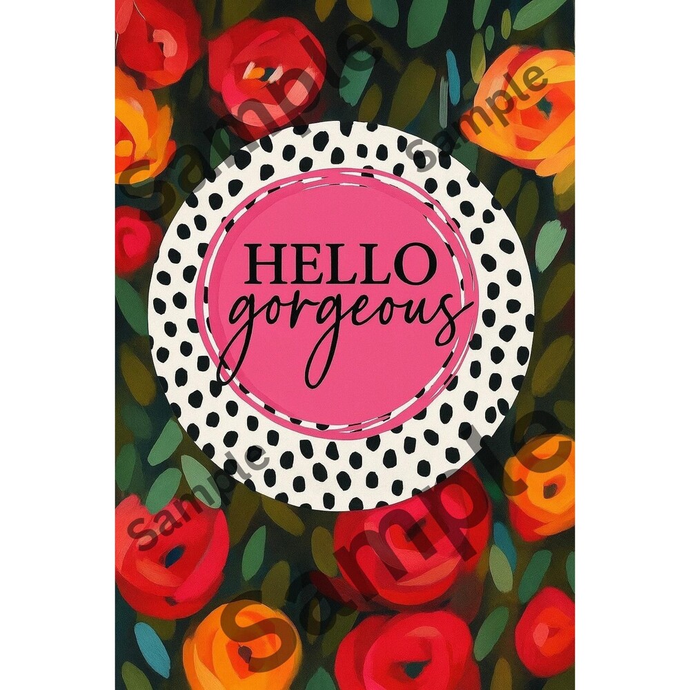 Hello Gorgeous card, Insert Cards, Small Business Packing , 50 pack, packaging i